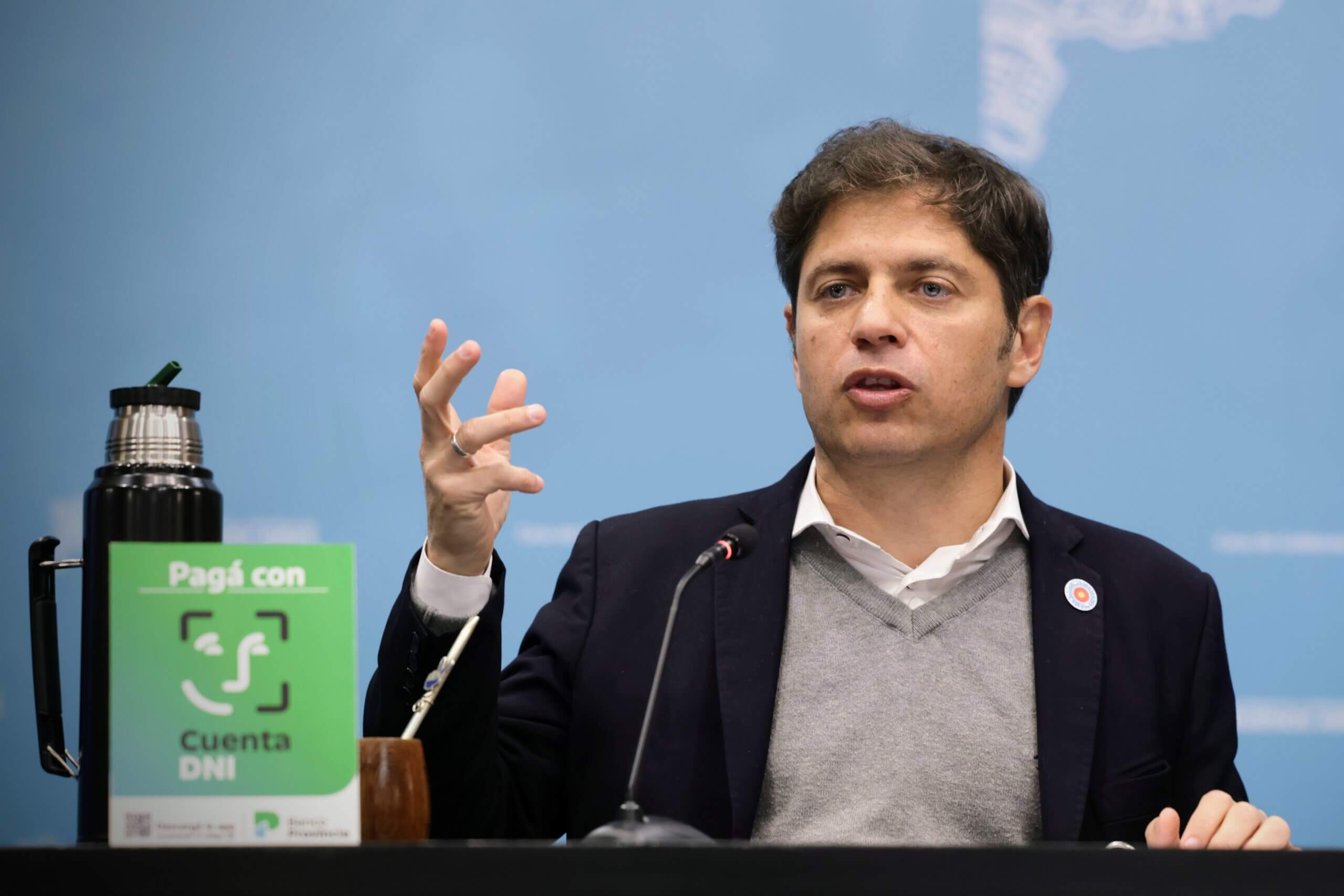 El gobernador Kicillof presentó los beneficios de Cuenta DNI para julio y agosto