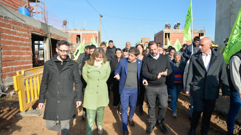 Kicillof recorrió obras de infraestructura en Escobar