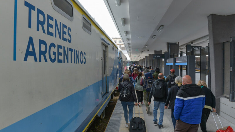 Más de 67.000 personas agotaron los pasajes para viajar en tren durante el receso invernal