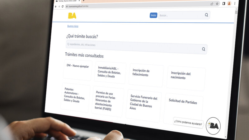 El 90 % de los trámites se pueden hacer en forma digital en CABA