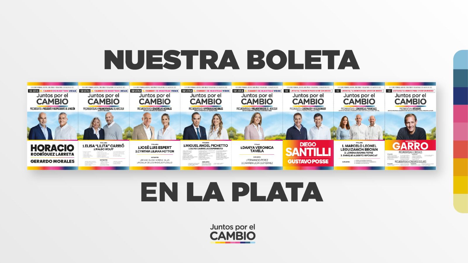 Garro presentó la boleta de ‘JxC’ y llamó a los platenses a “seguir transformando la ciudad»