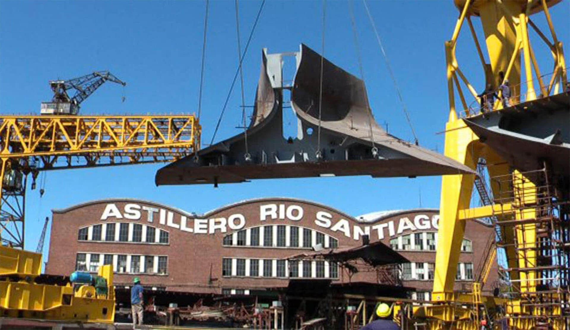 Se realizará la botadura de la compuerta que construyó el Astillero Rio Santiago para Puerto Belgrano