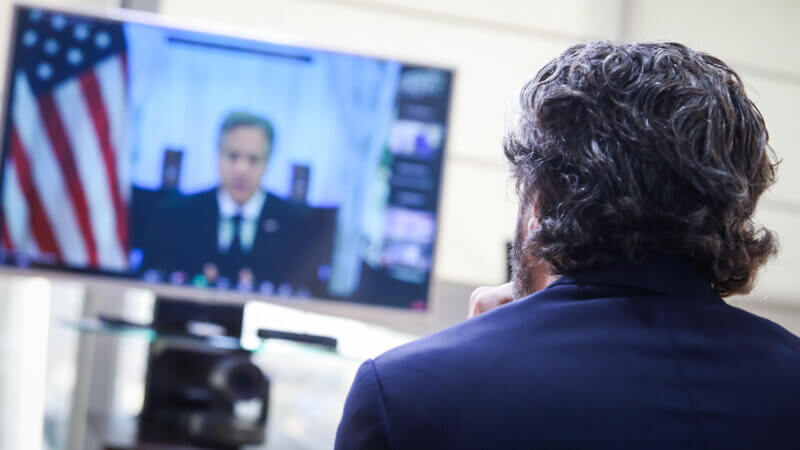 Cafiero expuso en lanzamiento de iniciativa global contra drogas sintéticas convocada por Blinken
