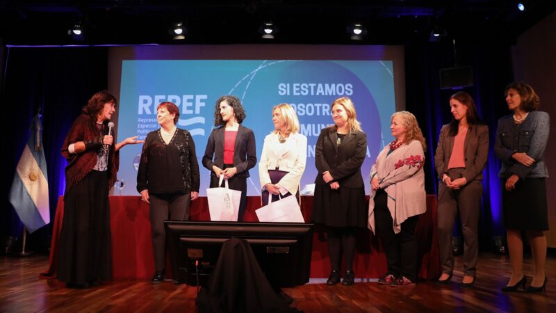 El gobierno reconoció a mujeres electas en espacios de relevancia internacional