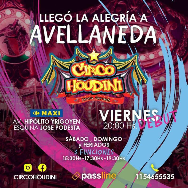 El Circo Houdini lleva la alegría a Avellaneda