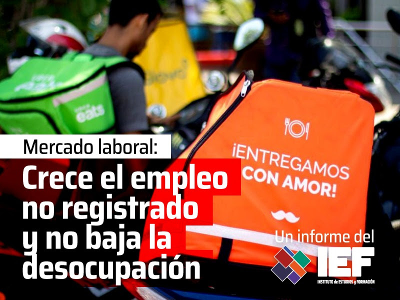 Un informe del mercado laboral indica un  crecimiento del empleo no registrado
