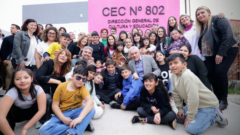 Kicillof: “No vamos a entregar la educación pública porque es un derecho que conquistó nuestro pueblo”