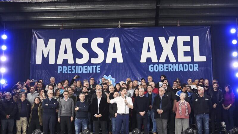 Kicillof: «El voto por Unión por la Patria es un voto que mira al futuro»