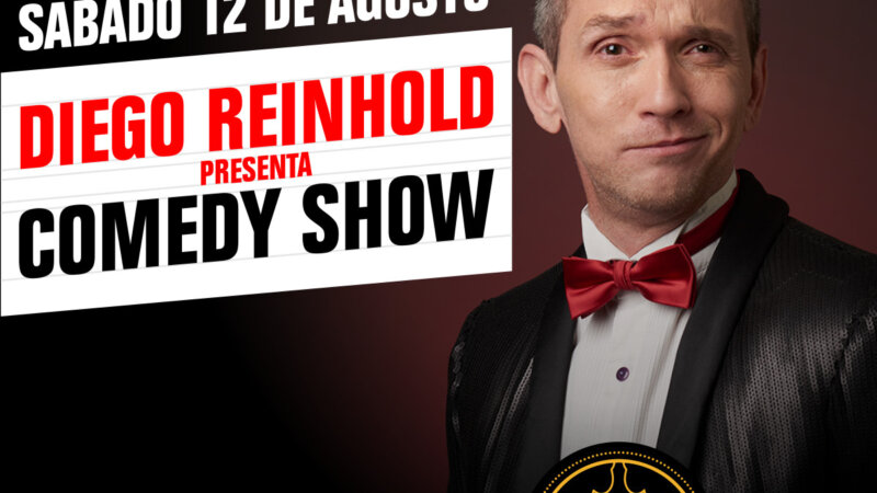 Diego Reinhold presenta su Comedy Show en el teatro Cástor y Pólux