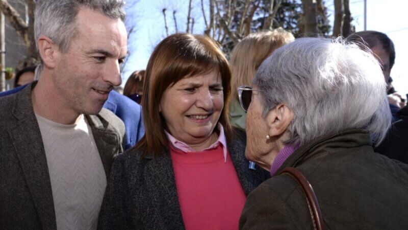 Bullrich y Grindetti en plena campaña electoral visitaron Olavarría y Tandil