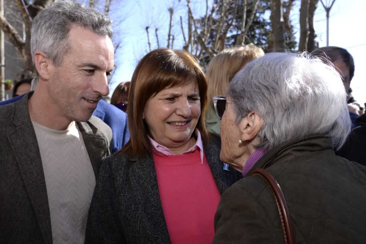 Bullrich y Grindetti en plena campaña electoral visitaron Olavarría y Tandil