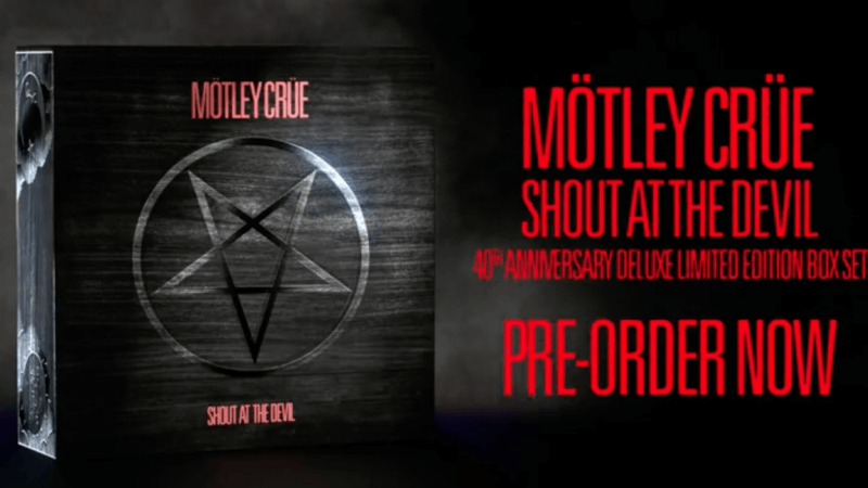 MÖTLEY CRÜE Y BMG   celebran el 40 aniversario del icónico álbum   “SHOUT AT THE DEVIL”