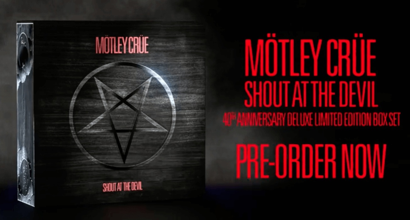 MÖTLEY CRÜE Y BMG   celebran el 40 aniversario del icónico álbum   “SHOUT AT THE DEVIL”