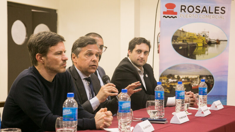 Amplían  el presupuesto para obras en el puerto de Coronel Rosales