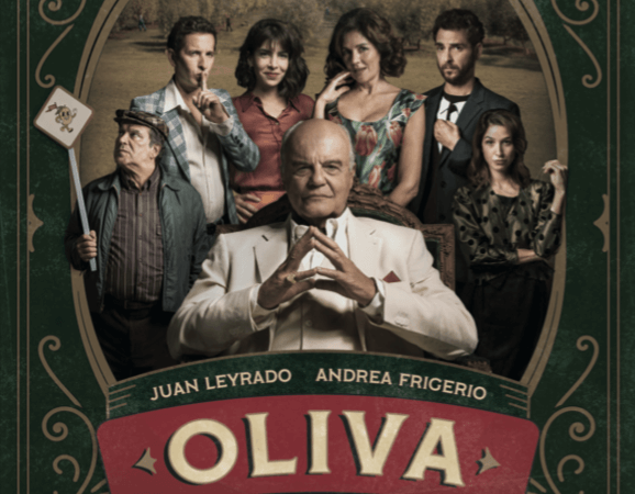 Oliva, con Juan Leyrado y Andrea Frigerio. Estrena este jueves 7 en cines