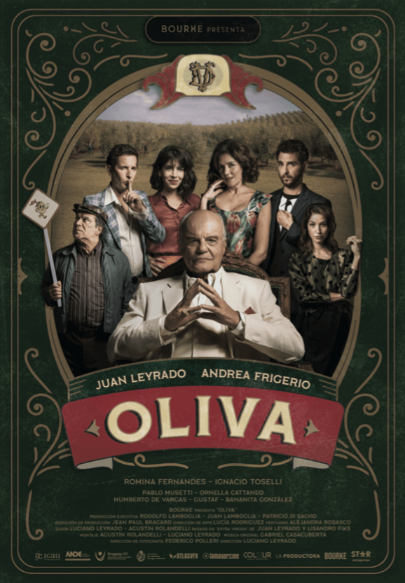 Oliva, con Juan Leyrado y Andrea Frigerio. Estrena este jueves 7 en cines