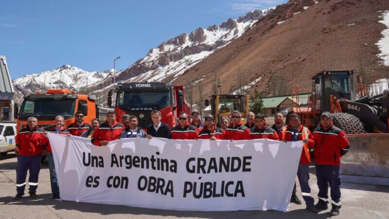 Katopodis estuvo en Mendoza  en las obras viales de la Ruta 40 y la Ruta 7