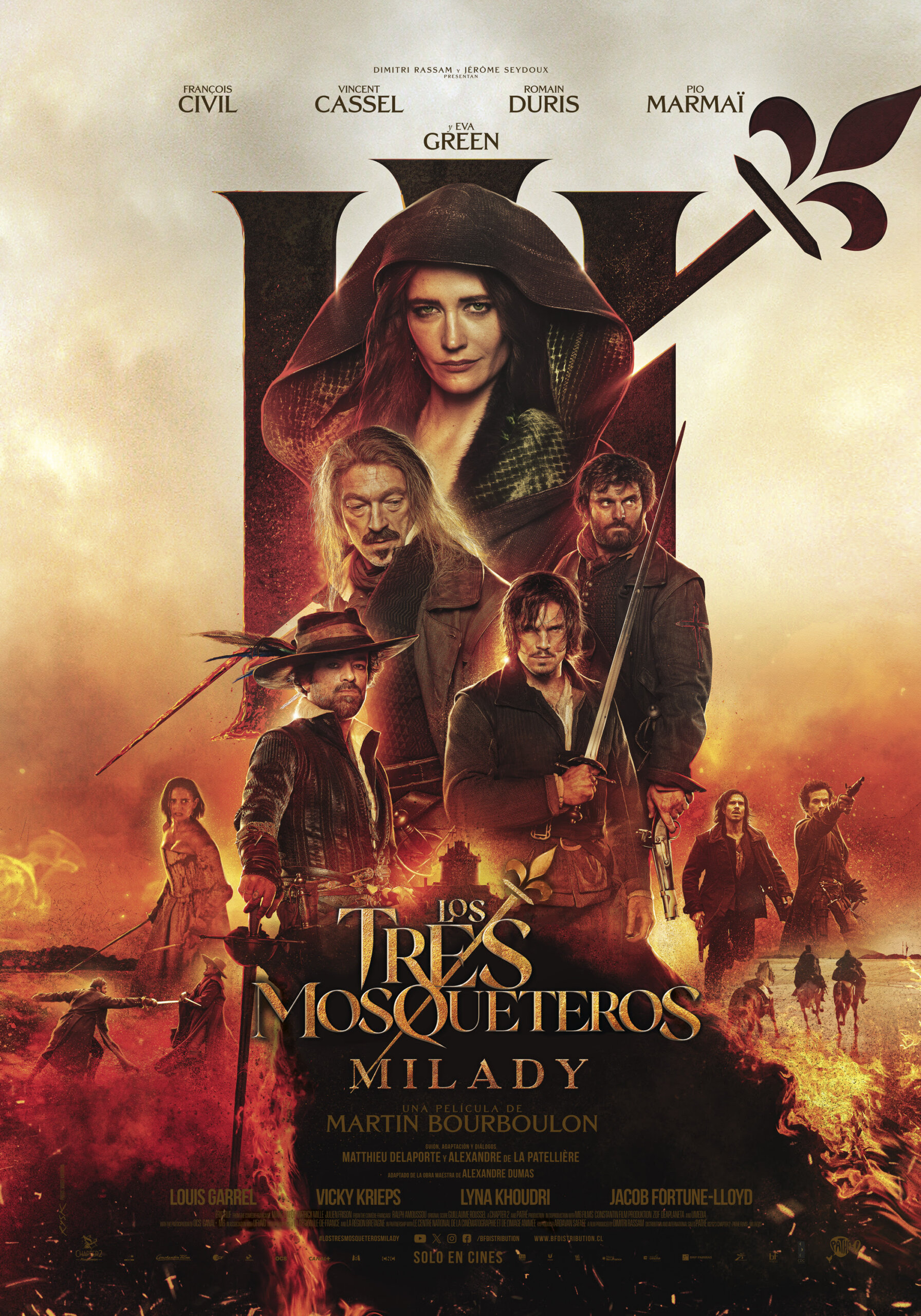 “Los Tres Mosqueteros: Milady”: segunda parte de la adaptación de la saga de Alejandro Dumas fija fecha de estreno y revela tráiler