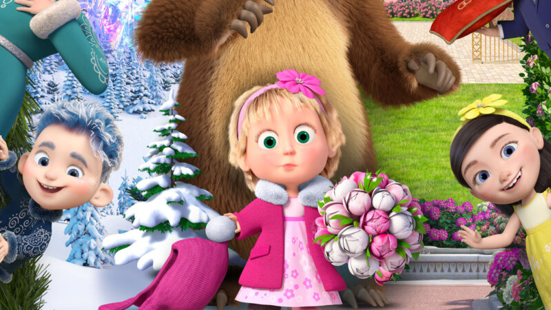 Llega “Masha y el Oso”, basada en una de las series de animación más vistas en Latinoamérica