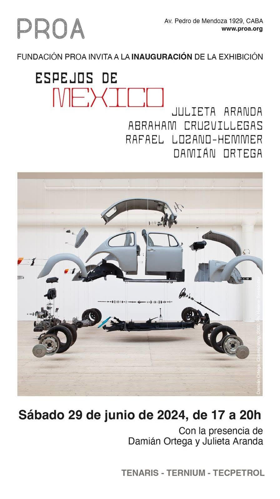 Fundación Proa invita a la inauguración de la exhibición Espejos de México