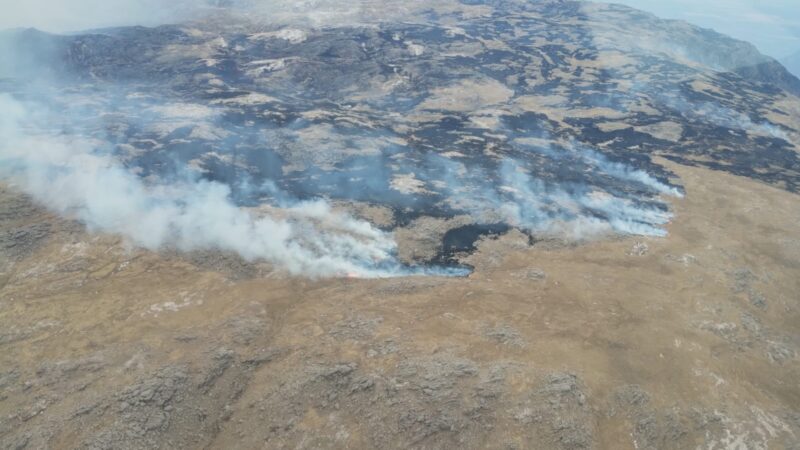 Córdoba: tres detenidos por el incendio en el cerro Champaquí