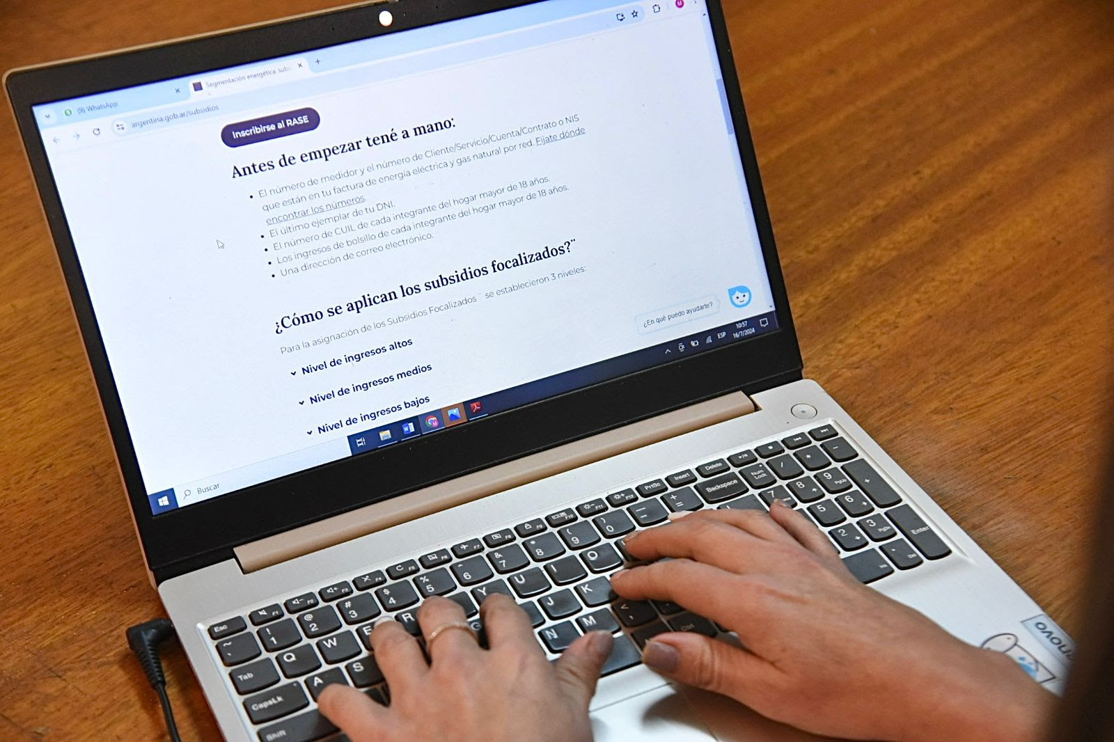 Subsidios: el Municipio detalla quiénes deben inscribirse al RASE