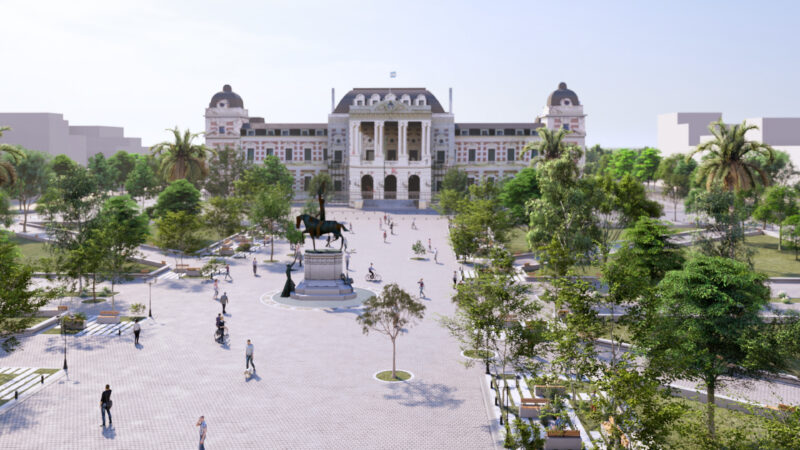 La Plata:  habilitan las licitaciones para las obras de renovación de las plazas San Martín, Italia y Rocha