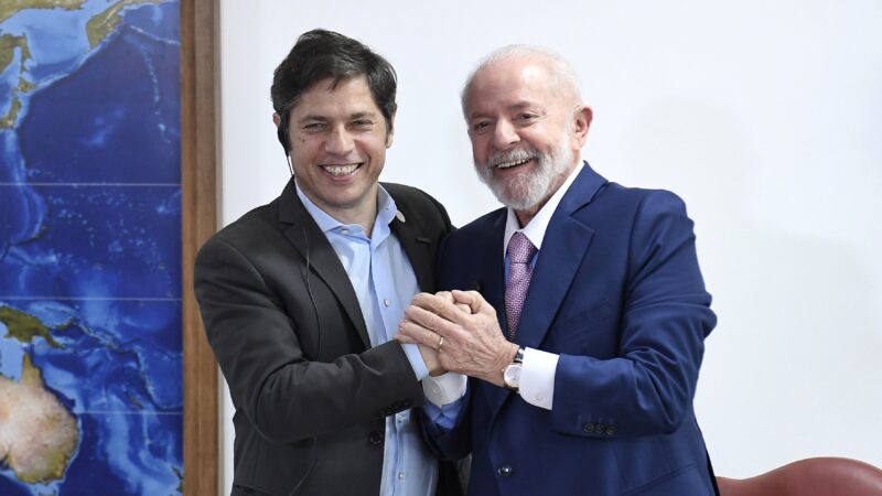 Kicillof se reunió con el presidente Lula da Silva en Brasi
