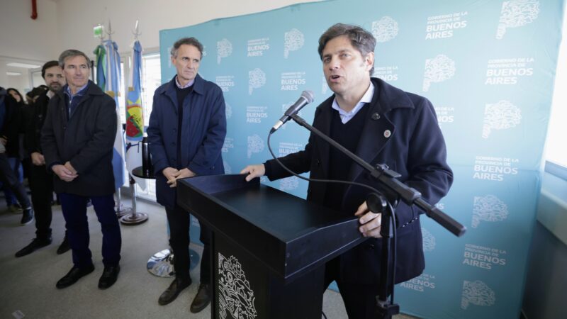 Kicillof inauguró un centro de salud en Lezama