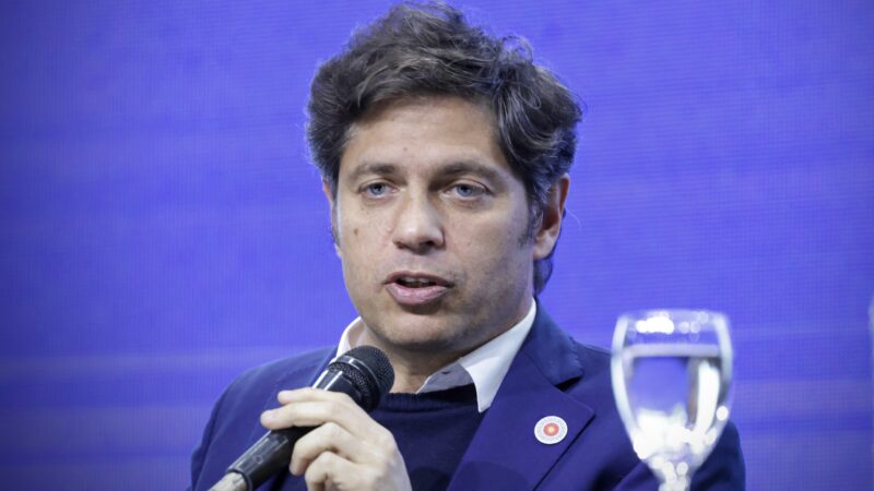 Kicillof:» Con una motosierra sólo se puede destruir»