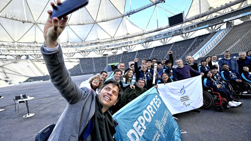 Kicillof a los paralímpicos:»“Cuentan con todo el apoyo de un pueblo»