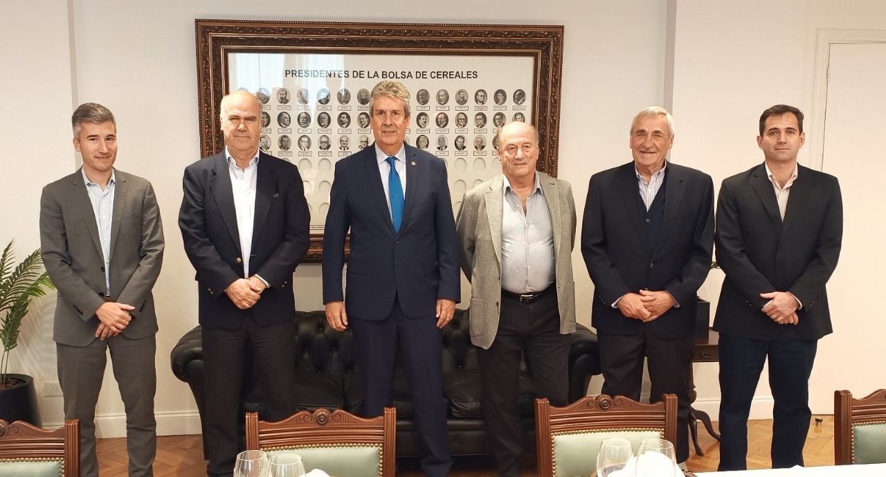 La Bolsa de Cereales de Buenos Aires recibió la visita del Secretario de Agricultura, Ganadería y Pesca