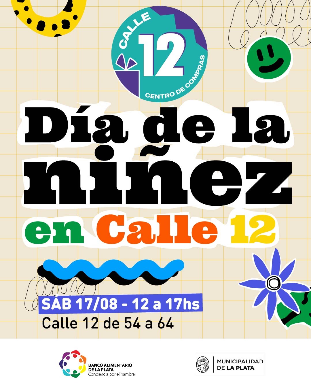 La Plata: festejo del Dia de las niñez en calle 12