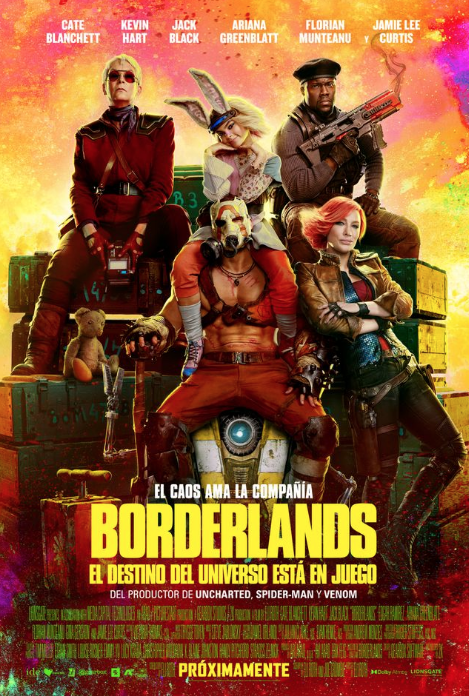 El jueves 8 llega la versión cinematográfica de “Borderlands”