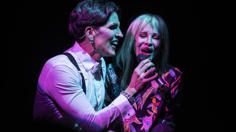 Nacha Guevara emocionada en el tributo de Lucas González