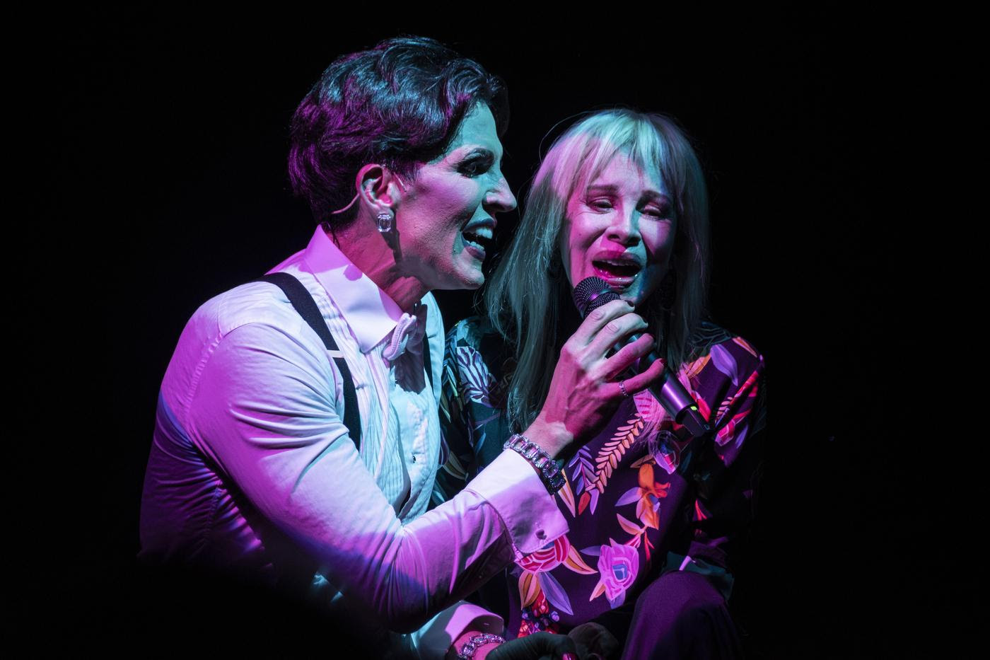 Nacha Guevara emocionada en el tributo de Lucas González