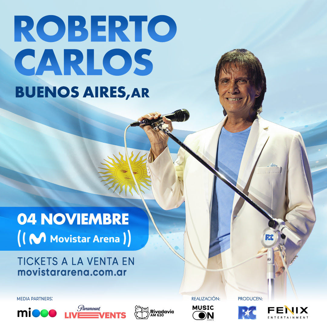 ¡ROBERTO CARLOS REGRESA A LA ARGENTINA!