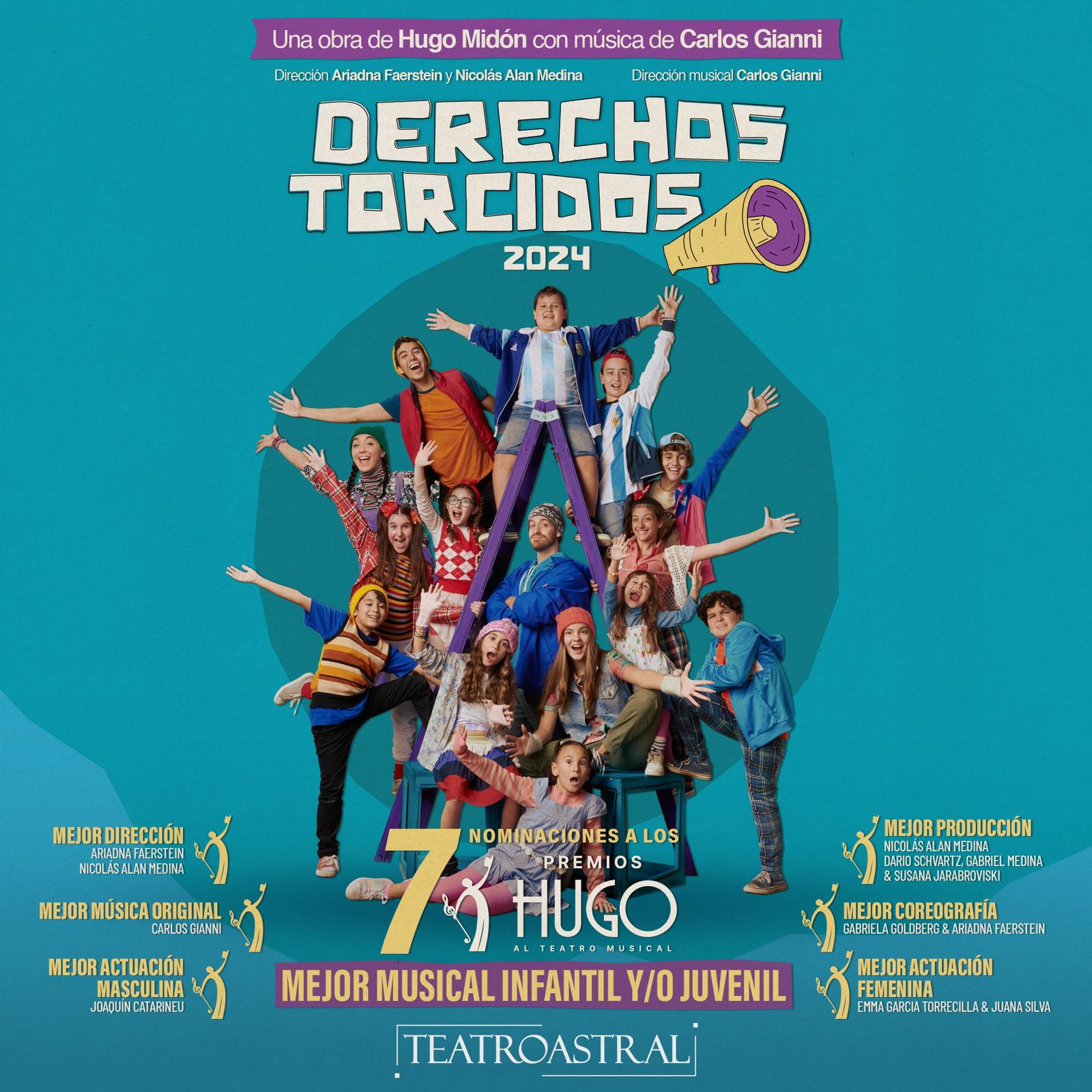«Derechos torcidos» suma más funciones en el Teatro Astral