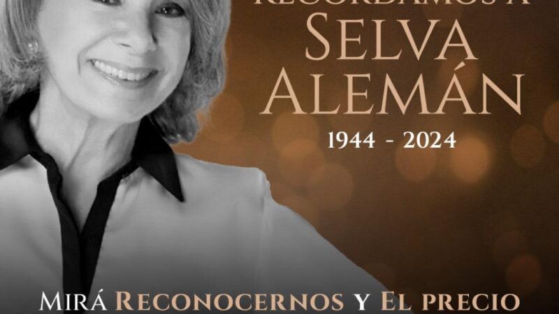 Homenaje a Selva Alemán en Teatrix: GRATIS “El precio” y “Reconocernos” del 5 al 8 de septiembre