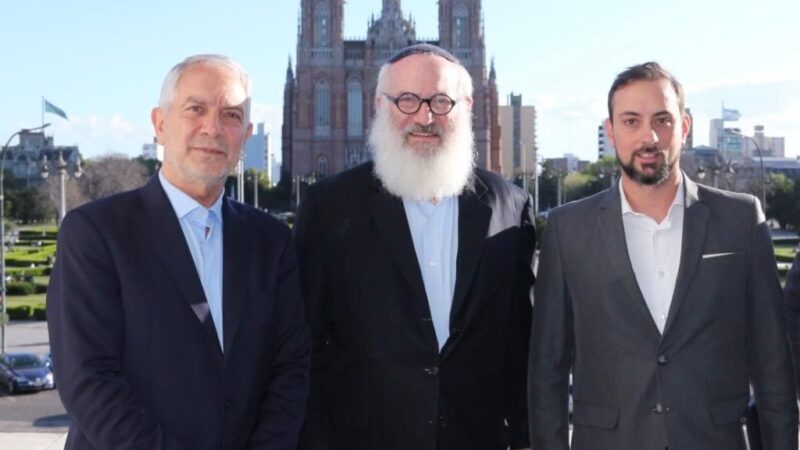 Alak se reunió con Elstain y analizaron inversiones en La Plata