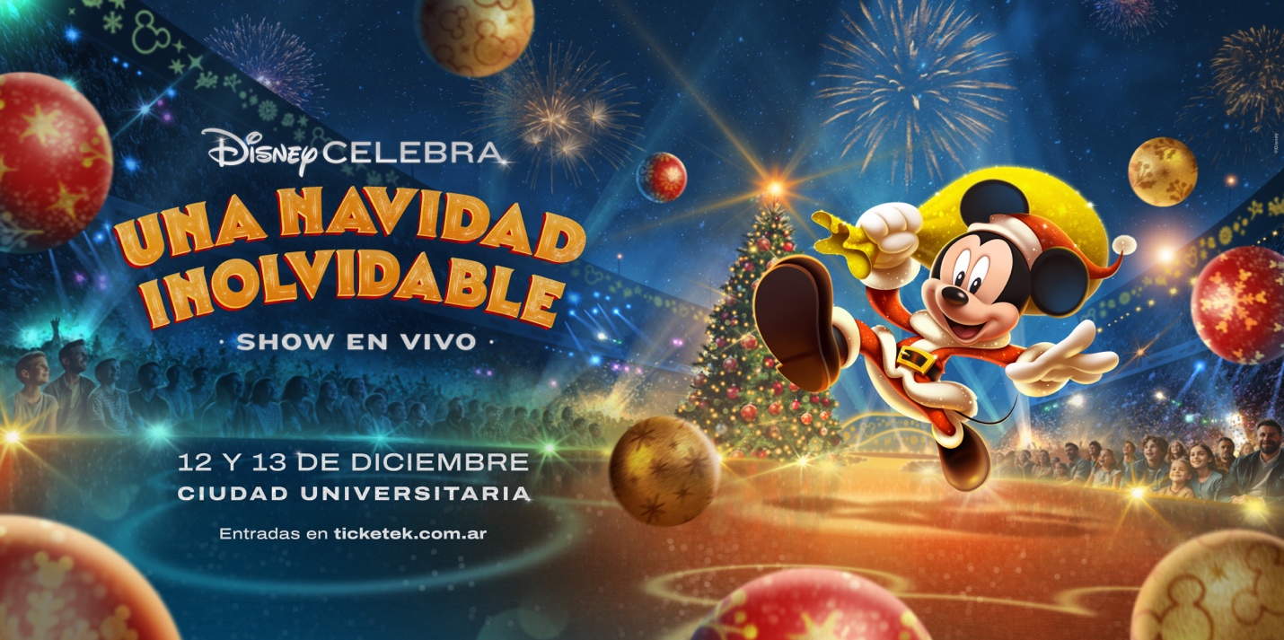 LLega por primera vez a Buenos Aires, el espectáculo «Disney celebra: una navidad inolvidable»