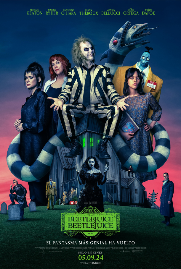 BEETLEJUICE BEETLEJUICE el fantasma más genial ha vuelto