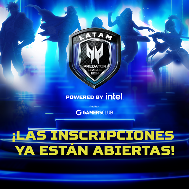Los gamers argentinos podrán ser parte de la «Predator League powered by Intel»