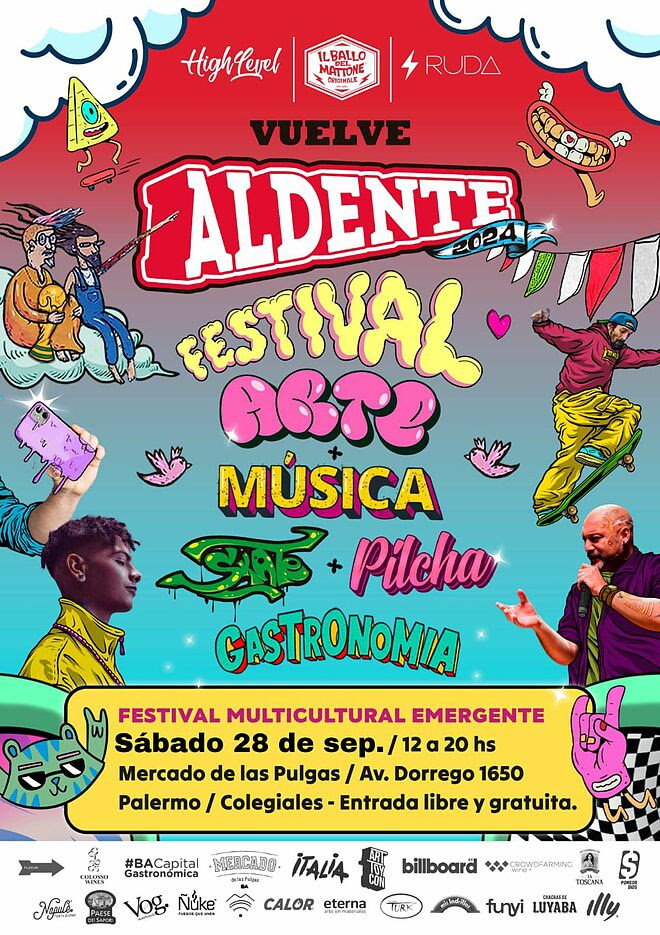 El sábado 28 vuelve el reconocido Festival Al Dente!