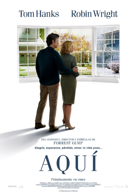 Aquí (Here), la nueva película de Tom Hanks revela su afiche