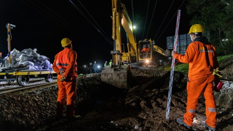 El tren de la línea San Martín circulará con diagrama especial por obras