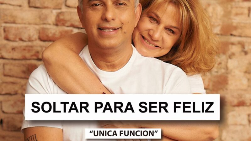 Mario Massaccesi y Patricia Daleiro se presentan en el teatro Maipo con «Soltar para ser feliz»