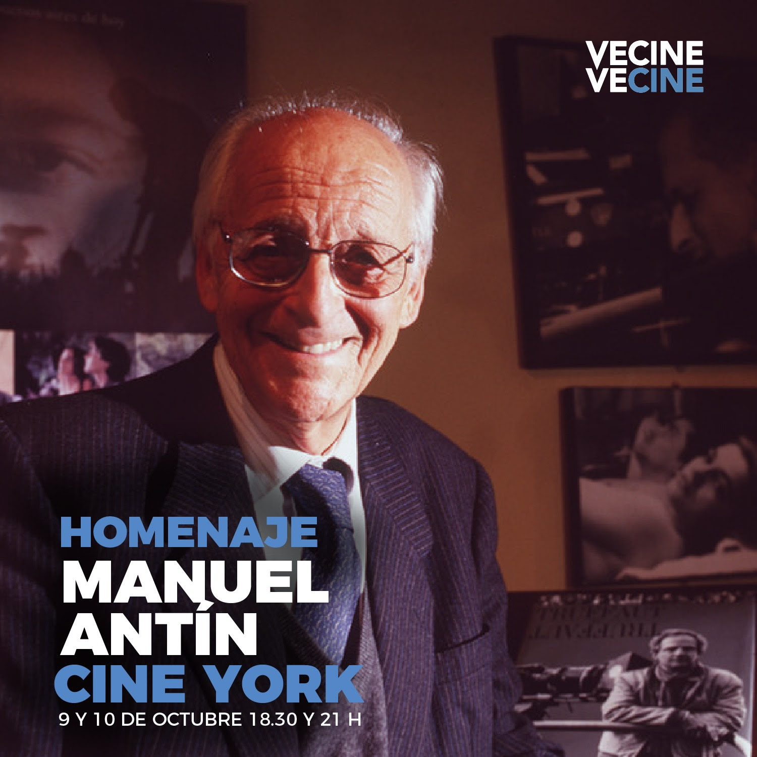 Homenaje a Manuel Antín en Cine York de Olivos