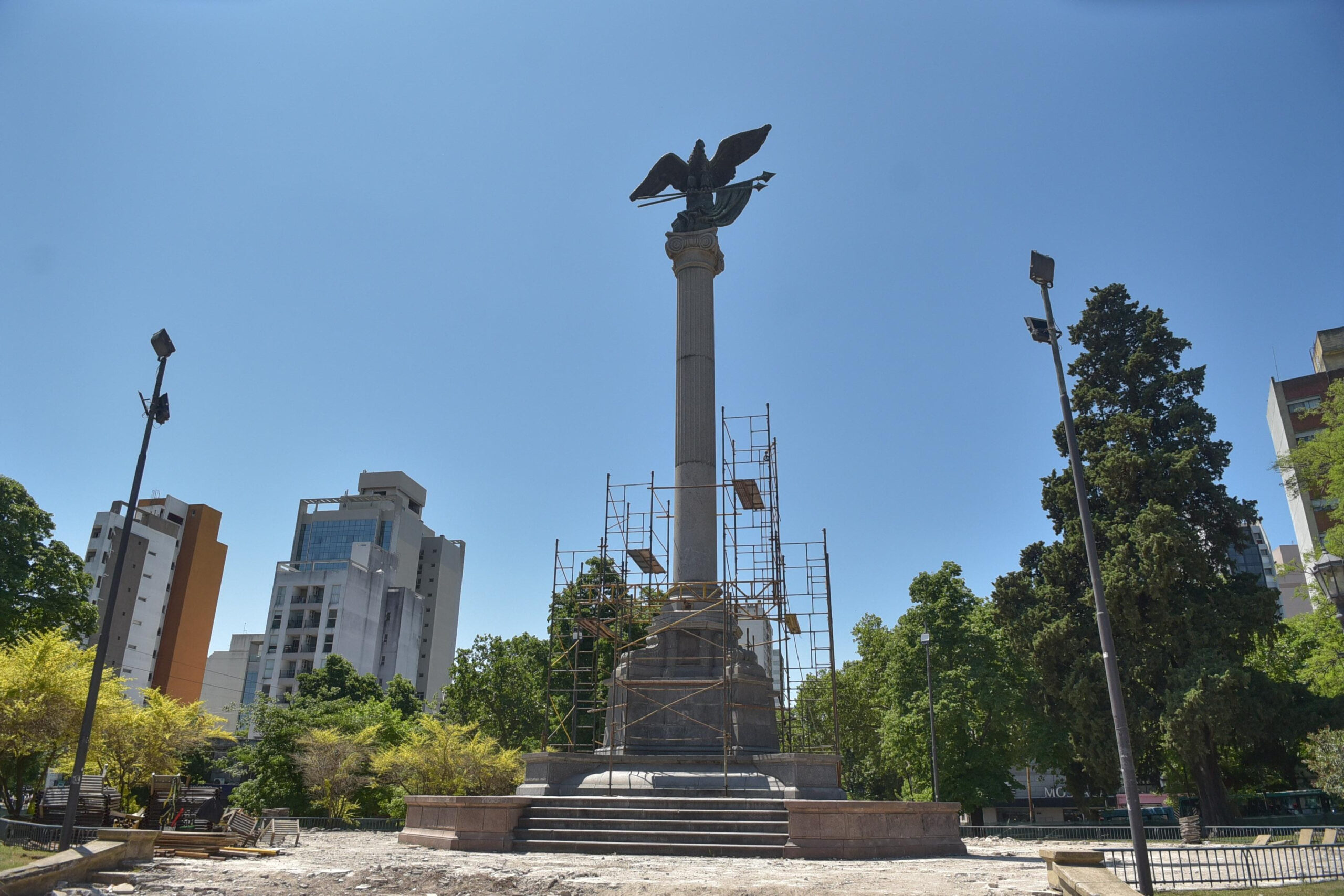 La Plata: Se  inició la obra de reconstrucción de Plata Italia
