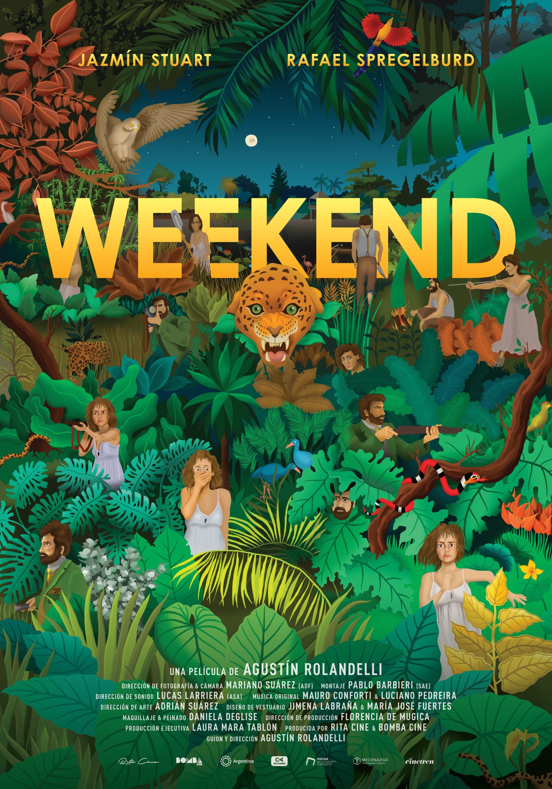 El 24 de octubre llega «Weekend», una película con con Jazmín Stuart y Rafael Spregelburd